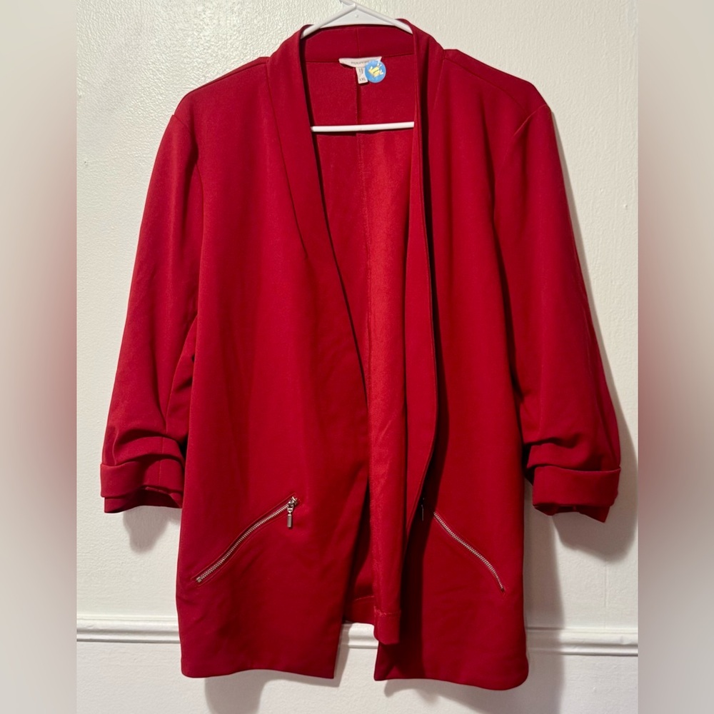 Maurices Ever Go Red Women's Blazer